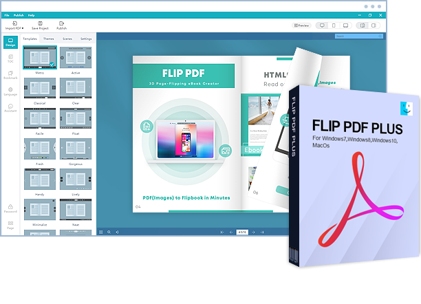 tir boîte de Flip PDF pour Mac